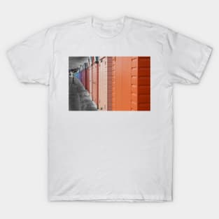 Bournemouth Beach Huts Dorset England T-Shirt